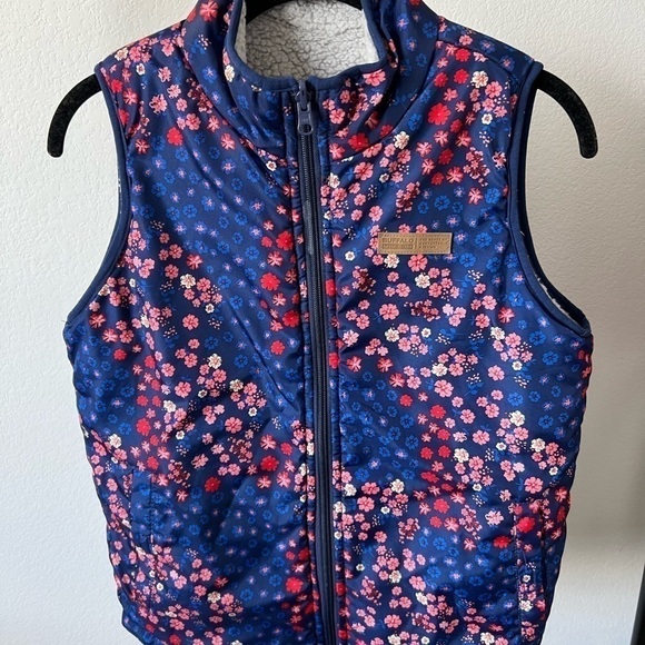 buffalo David Bitton Women’s Reversable Sherpa Vest Fits S/M - Picture 6 of 9